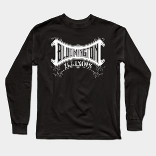 Vintage Bloomington, IL Long Sleeve T-Shirt